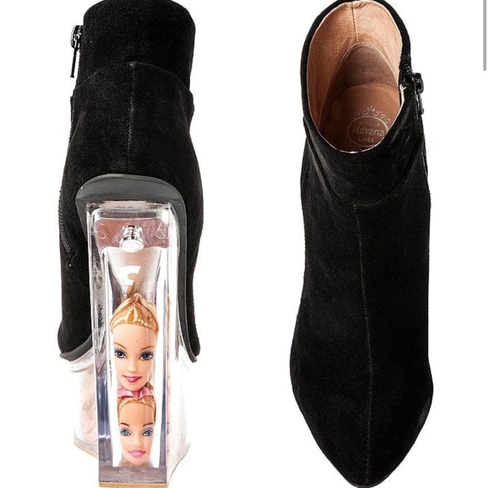 Jeffrey Campbell Icy Barbie Boots 8 Doll Head NEW - Picture 4 of 16